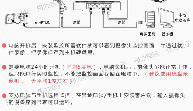 IP-камера 巨峰网络摄像机星光级红外半球jf-ipc-hr5413p室内监控摄像头远程 XM jufeng