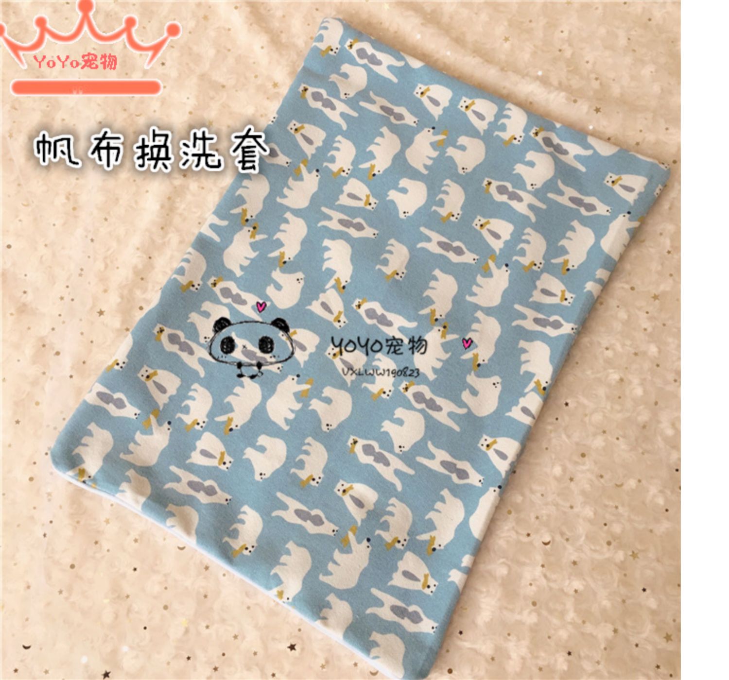 Handmade pet mat thay đổi bộ bông vải cotton với dây kéo mat đặt chó mèo mat có thể giặt set - Cat / Dog hàng ngày Neccessities 	mua bát ăn cho chó	