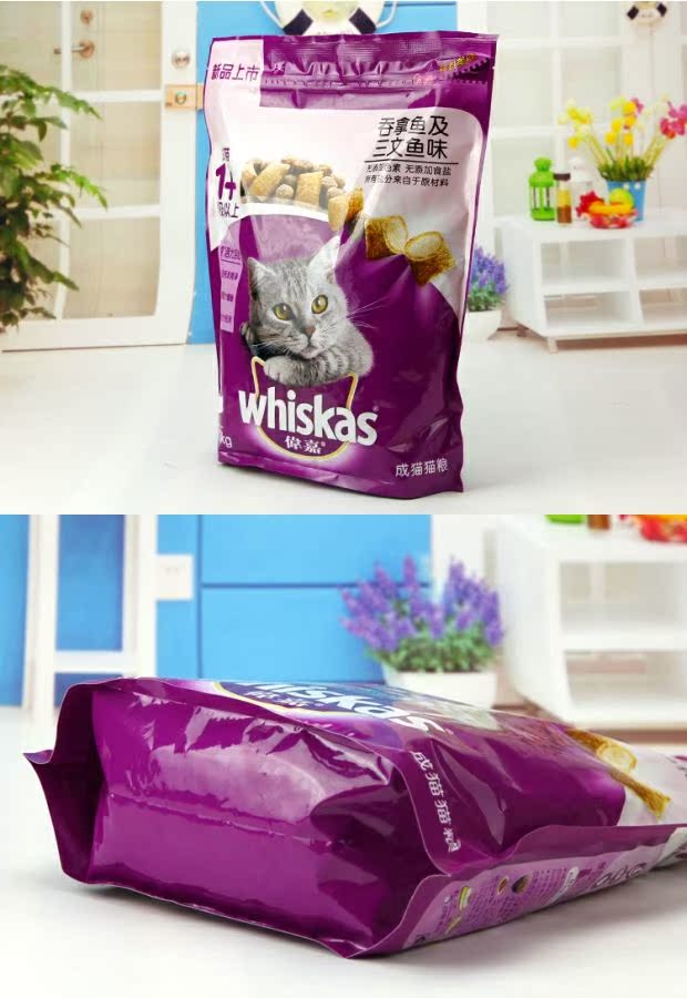Cá ngừ Wei Jia Cá hồi Cá hồi Thức ăn cho mèo 1,3kg vào thức ăn chính cho mèo lông sáng tai Anh cám cho mèo