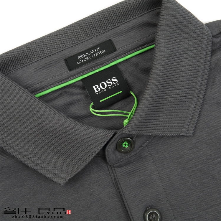 良品 Áo phông dài tay nam màu đen chính hãng của Hugo Boss 50392723 10210510 áo sơ mi polo