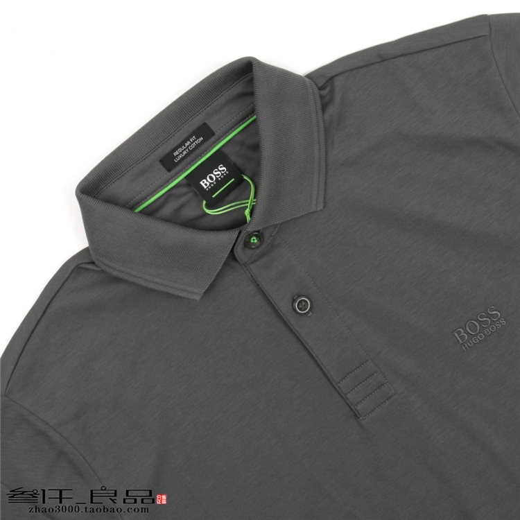 良品 Áo phông dài tay nam màu đen chính hãng của Hugo Boss 50392723 10210510 áo sơ mi polo