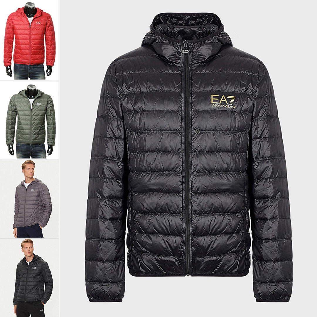 Мужская теплая куртка с капюшоном Emporio Armani EA7 Armani пуховик 8NPB24 PNGPZ Изображение 1