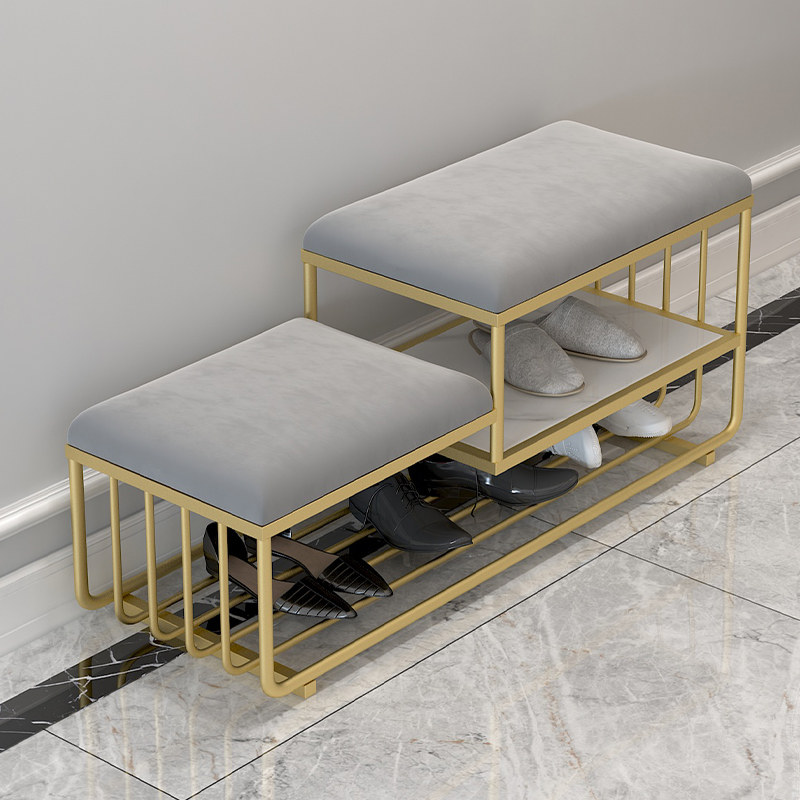 Light and luxurious shoes stool Home doorways Sitting Shoes Cabinet Shoes rack In the family One strip stool Nordic children wear a footstool