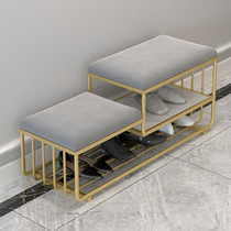 Light and luxurious shoes stool Home doorways Sitting Shoes Cabinet Shoes rack In the family One strip stool Nordic children wear a footstool