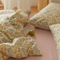 (homestead) French style idyllic garden small pieces of pure cotton twill with four sets of beds bedding ou art all cotton