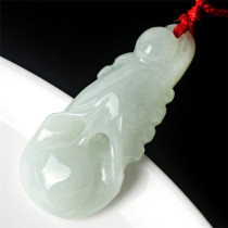 Myanmar A Cargo Emerald Jade Orchid Pendant Old Pit Species Orchid Item Pendant One Heart One Of Flowers Ruyi Pendant