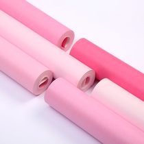 Fashion pink mirror wallpaper bedroom girl room beauty manicure clothing Hotel warm and simple plain plain plain color wallpaper