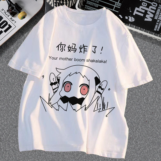 Fleet collection Collection ship girl funny emoticon pack Northern Qi Ji game animation peripheral short-sleeved T-shirt