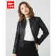 IEF / 爱 2018 mùa thu mới phiên bản Hàn Quốc của áo khoác da mỏng giảm béo nữ 9626F-N8858-