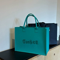 Зеленый, 33×25×12см, делается под заказ, с печатью вашего логотипа