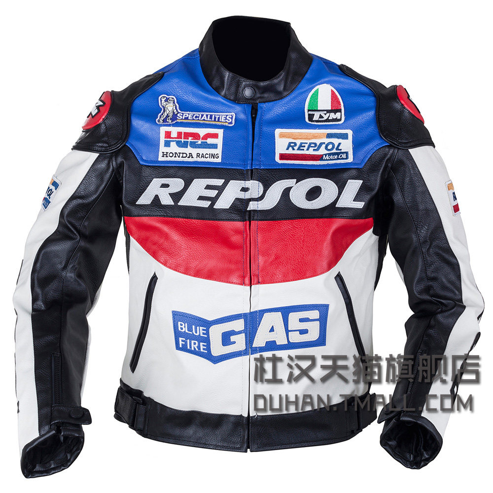 Duhan D-VS02 motorcycle racing suit suit racing suit motorcycle riding suit PU suit windproof motorcycle suit