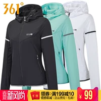 Áo khoác gió 361 độ nữ đích thực 2018 xuân hè mới Áo khoác nữ 361 áo khoác thể thao thời trang - Áo gió thể thao áo khoác nam mỏng nhẹ
