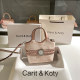 CaritKoty summer high-end small fragrance bag 2023 new embroidery vegetable basket bucket bag female portable