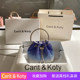 CaritKoty French niche gradient bucket bag 2023 new high-end rhinestone chain bag female portable