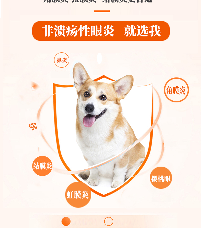 Beibei thú cưng thuốc nhỏ mắt chó thuốc nhỏ mắt mèo dị ứng viêm kết mạc viêm viêm mắt anh đào viêm mũi chó - Thuốc nhỏ mắt thuốc nhỏ mũi nemydexan