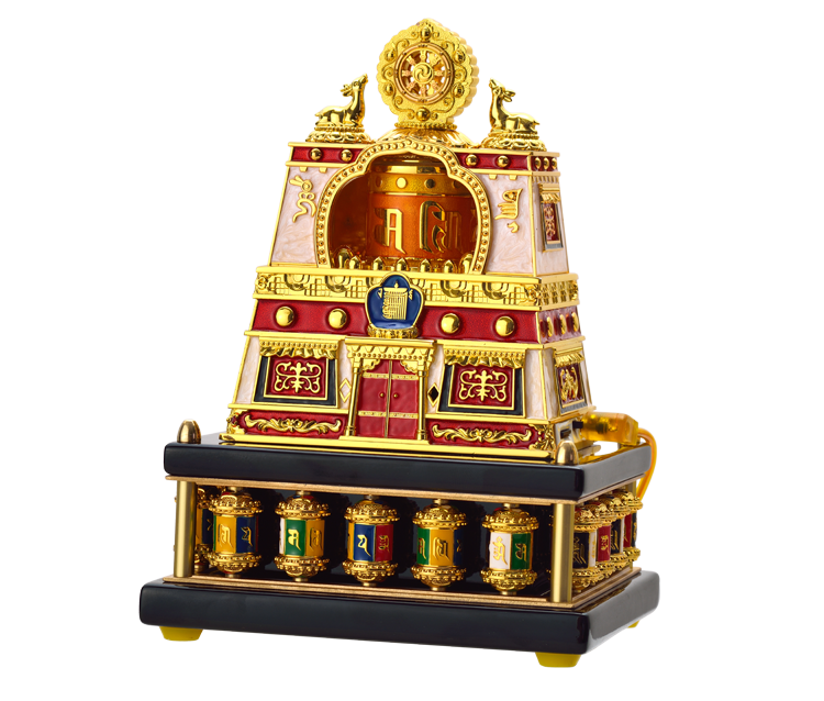 Молитвенный барабан 德田转经轮   电动转经轮 福德宝 祈福 招财 转运 办公 家居用品