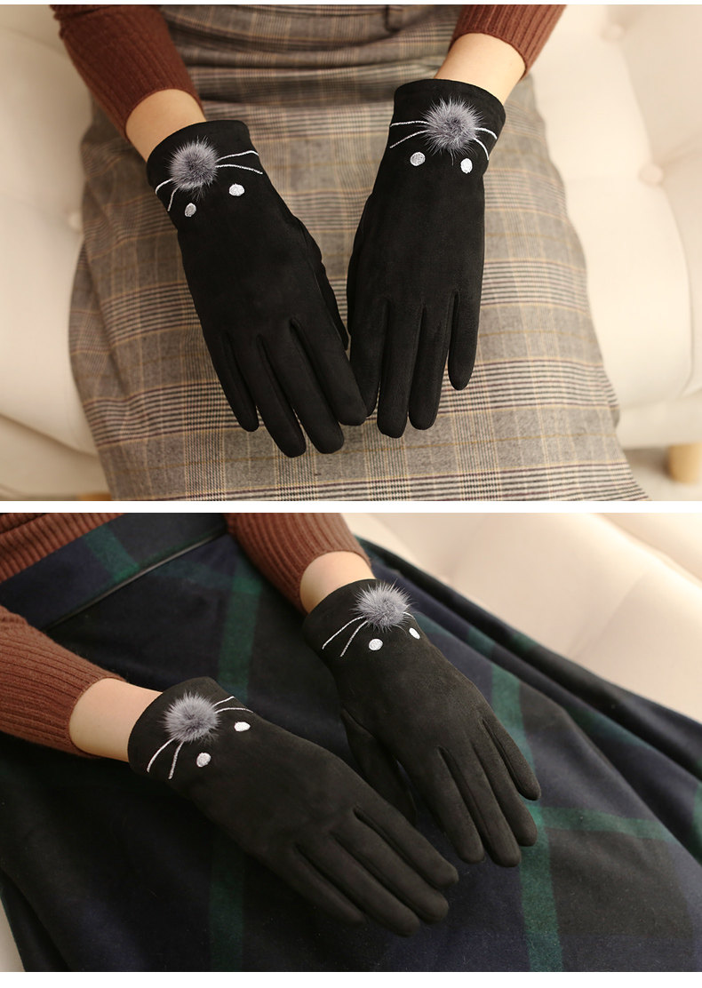 Gants pour femme CHARMING SMILE en Cachemire - Ref 3154105 Image 16