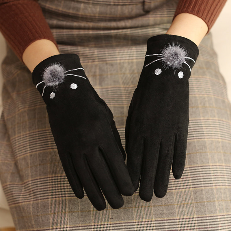 Gants pour femme CHARMING SMILE en Cachemire - Ref 3154105 Image 5