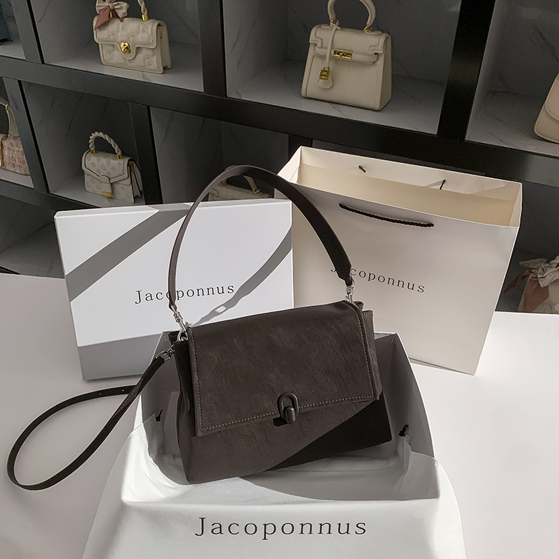 Genuine Suede Brown Tote Bag for Women 2026 New High-End Texture Light Luxury Niche Trendy Soft Underarm Shoulder Bag Genuine Suede Brown Tote Bag for Women 2026 New High-End Texture Light Luxury Niche Trendy Soft Underarm Shoulder Bag