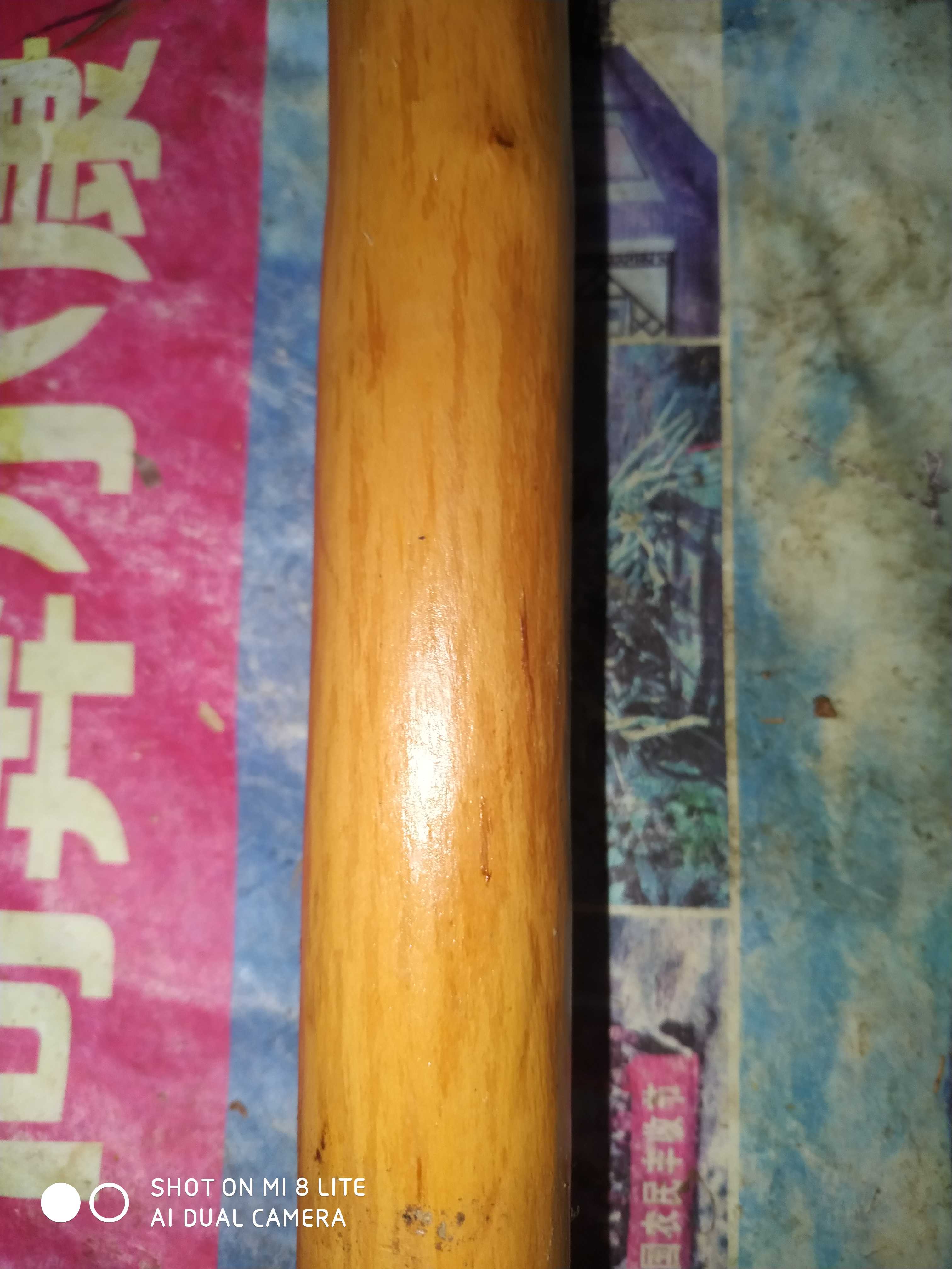 Short stick Bull Gluten Wood Anti-fit Short stick in car with short stick text Playing Stick of Durian Shackles Double sticks