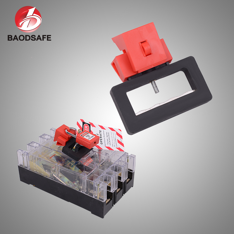 Baodi large plastic case circuit breaker lock circuit power switch clamp type special safety device D8613