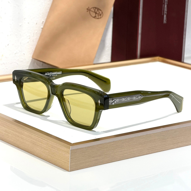 Cross-Border Jmm Fellini Japanese Handmade Acetate Photochromic Square Sunglasses for Men and Women, Light Luxury Sunglasses