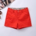 Mùa hè mới trắng size lớn quần short nữ phiên bản Hàn Quốc của quần lọt khe nữ quần lọt khe hoang dã 2018 quần cotton nóng bỏng Quần short