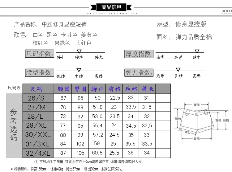 Mùa hè mới trắng size lớn quần short nữ phiên bản Hàn Quốc của quần lọt khe nữ quần lọt khe hoang dã 2018 quần cotton nóng bỏng