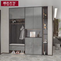 Exhibition Zhitian Huaxue Brief Modern Clothes Rack Xuanguan Cabinet Entrance Cabinet Shoes Cabinet Large Capacity Household Doorway Provincial Space