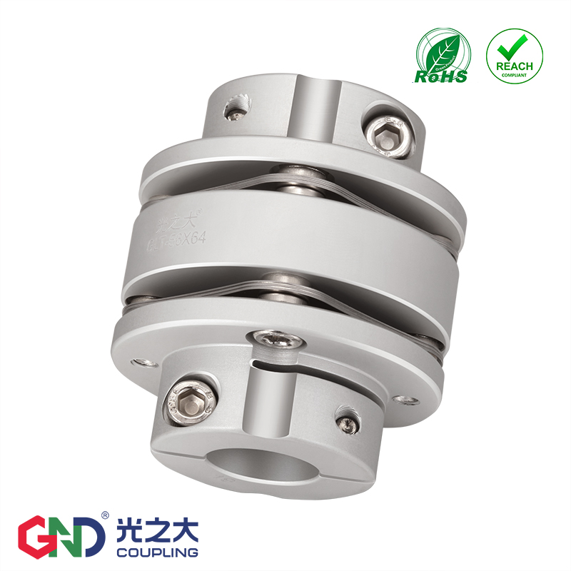 GLT flanged dual-film coupling with large torque stepper stepper servo motor light elastic connector
