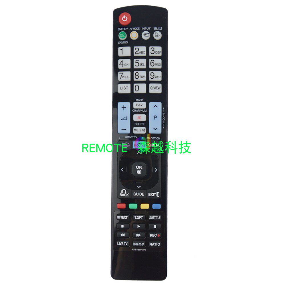 The original remote control is suitable for the LG SMART TV AKB72914276 AKB72914291 with HOME key