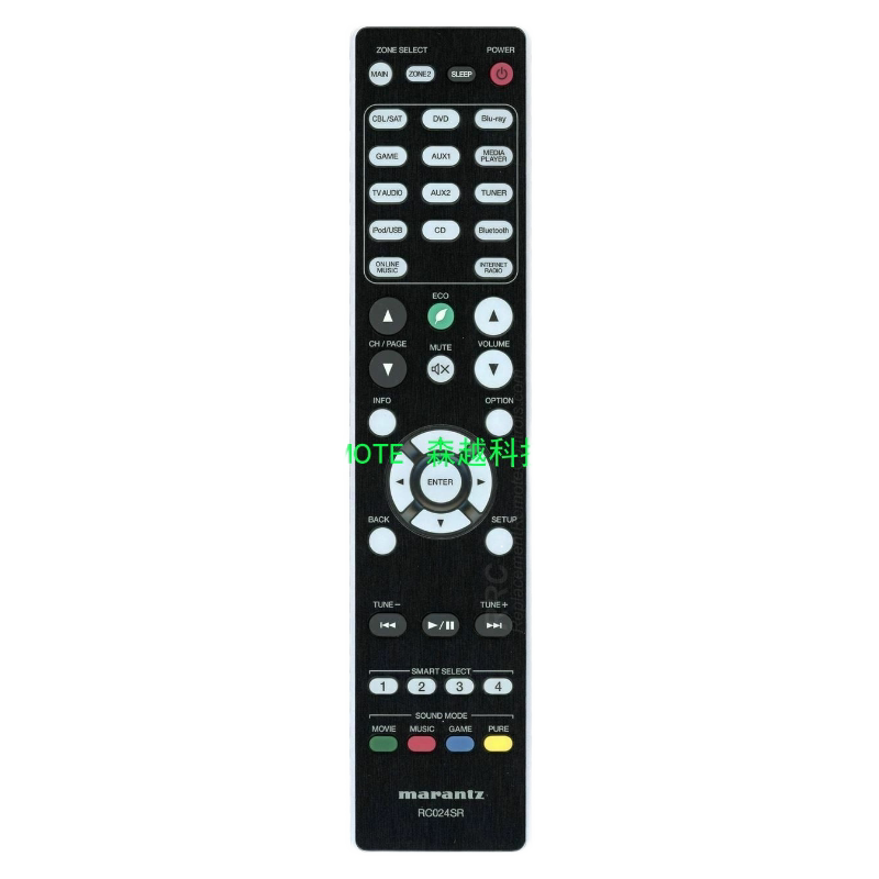The original RC024SR remote control is suitable for the MARANTZAV power amplifier RC017SR RC021SR NR1604 NR1604