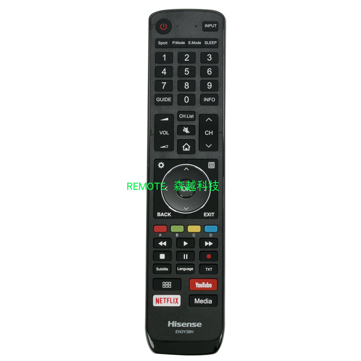 EN3Y39H is suitable for the Haixin TV remote control EN-32962HS EN-32963HS Australia special