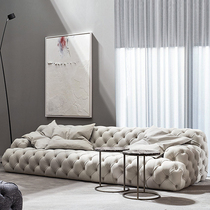 Meridiani Norton Capitonne imported finished sofa Italian luxury button designer