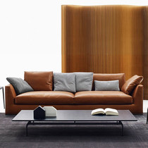 BB italia richard the same leather sofa modern minimalist living room home Italian minimalist import