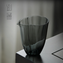 High-grade glass Road Cup no handle kung fu tea filter male Cup household Tea Sea single heat-resistant tea cup