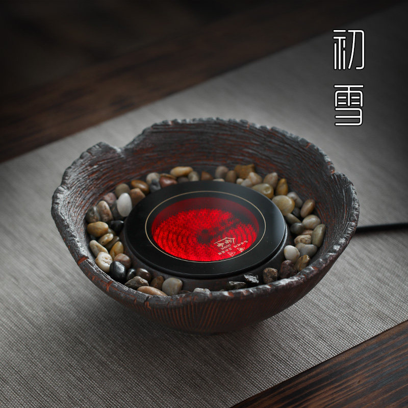 Electric pottery stove silent high-end Japanese tea brewing tea maker set tea set glass teapot special cooking tea stove kettle