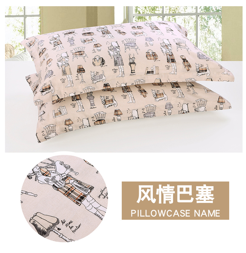 [A] Bắt đầu Pair ins gió gối bông một cặp cô gái phù hợp với bông gối bao gồm 48 74cm - Gối trường hợp gối chống trào ngược babieskey