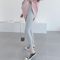 Pregnant woman beats bottom pants summer thin trousers with thin trousers high waist and outside wearing 90% pants long pants elastic toabdominal pregnant woman pants