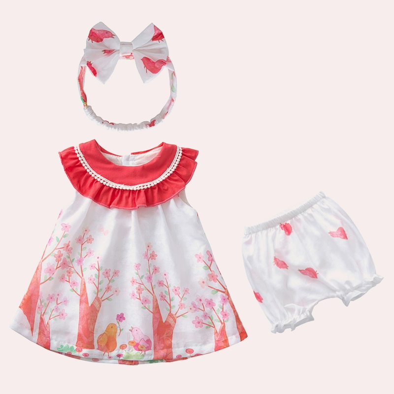 Váy công chúa bé gái siêu tây váy hè cho bé sơ sinh phiên bản hàn quốc váy hè bé gái một tuổi rưỡi - Váy