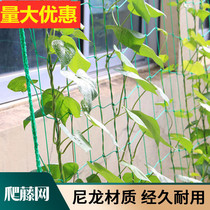 Luffa climbing vine net flower frame rose plant climbing net yam bean cucumber set Net plant net grape frame