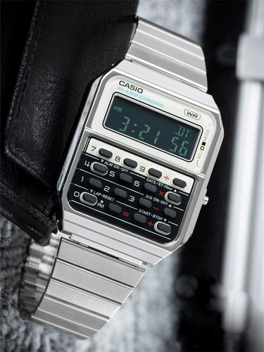 卡西欧 Мужские женские квадратные водонепроницаемые детские часы