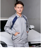 Ford 4s shop quần yếm dài tay cộng với quần áo sửa chữa cotton nam mùa đông dày sau bộ đồ cotton do ngu