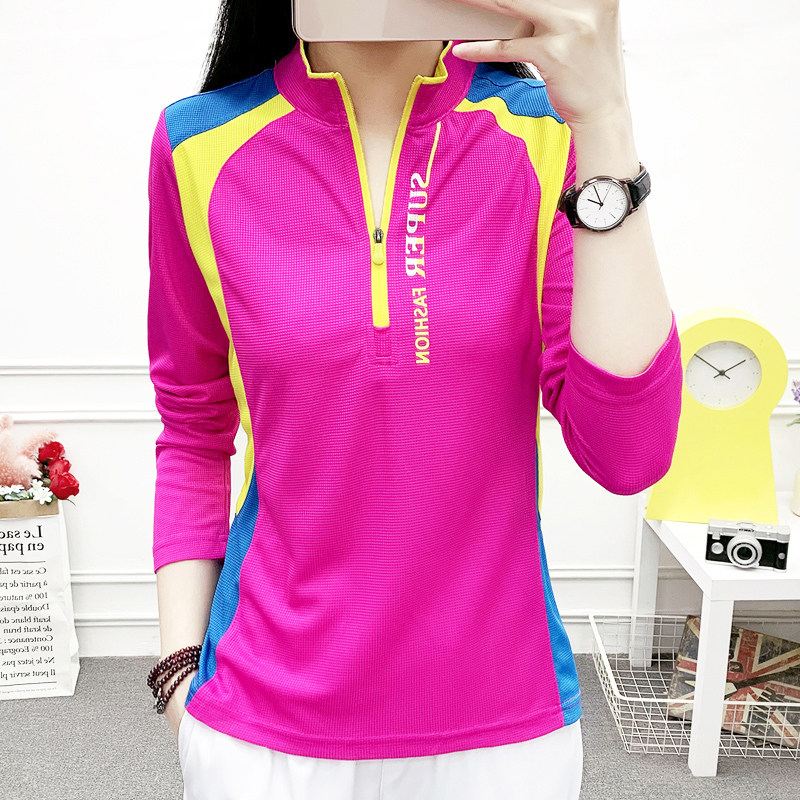 Outdoor quick drying clothes women's long sleeves spring and summer slim slim running top sports mountaineering men short sleeves quick drying T-shirt