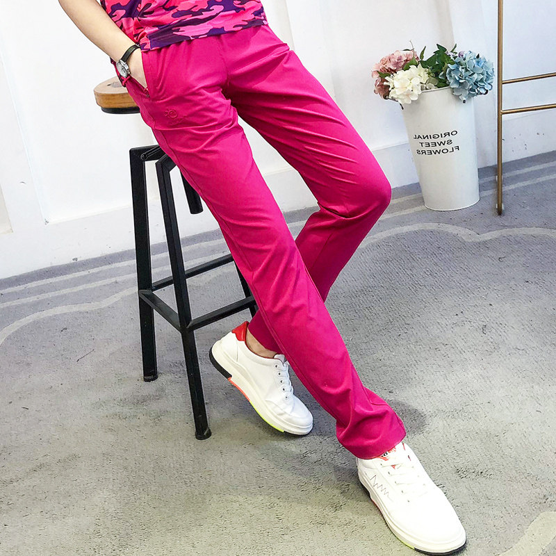 Outdoor quick-drying pants for women's spring and summer thin section elastic sports mountaineering quick-drying pants Tantuo solid color casual trousers for men