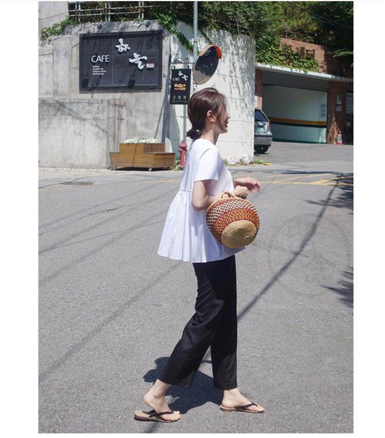 товар из китая None (Ins Super Hot T-shirt Women's Short Sleeved Summer Clothes