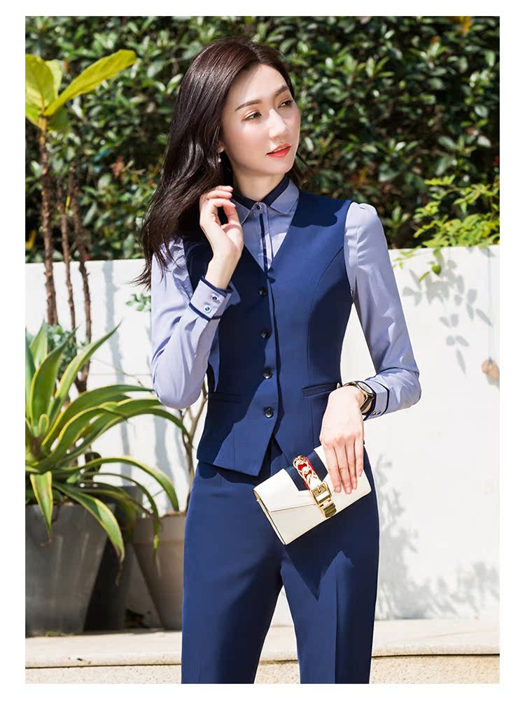 Mùa thu và mùa đông phụ nữ phù hợp với chuyên nghiệp mặc khí mới OL trang phục phù hợp với sinh viên đại học phỏng vấn phù hợp với quần yếm chuyên nghiệp shop thời trang nữ