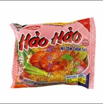 Vietnam HAOHAO hot and sour shrimp instant noodles hao hao mi tom chua cay