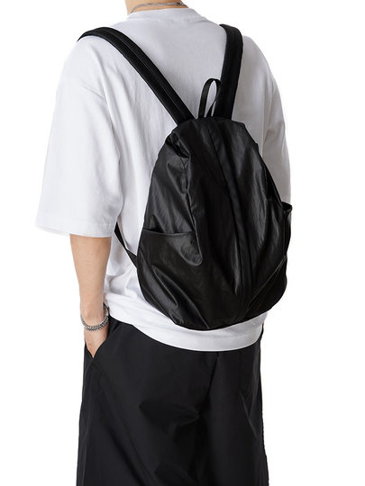 Backpack men's multifunctional sports backpack lightweight waterproof high-end computer bag trendy brand solid color student school bag women