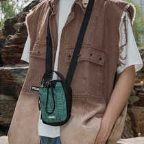 New personalized small shoulder bag for men multifunctional lightweight chest bag Japanese workwear crossbody bag mini sports mobile phone bag for women